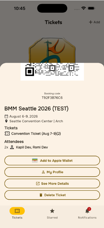 Quick QR Code Check-In
